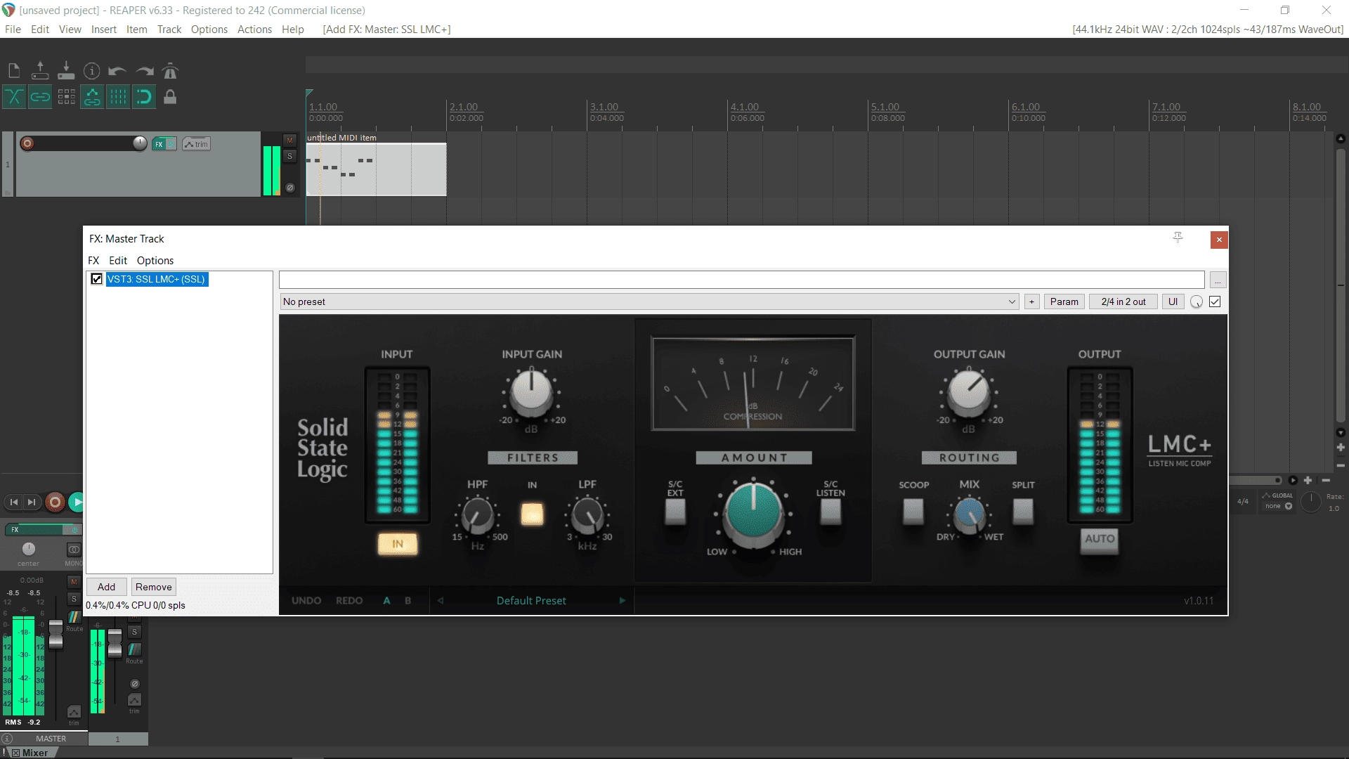 Активация Solid State Logic - LMC+ 1.0.0.11 VST, VST3, AAX RePack by RET