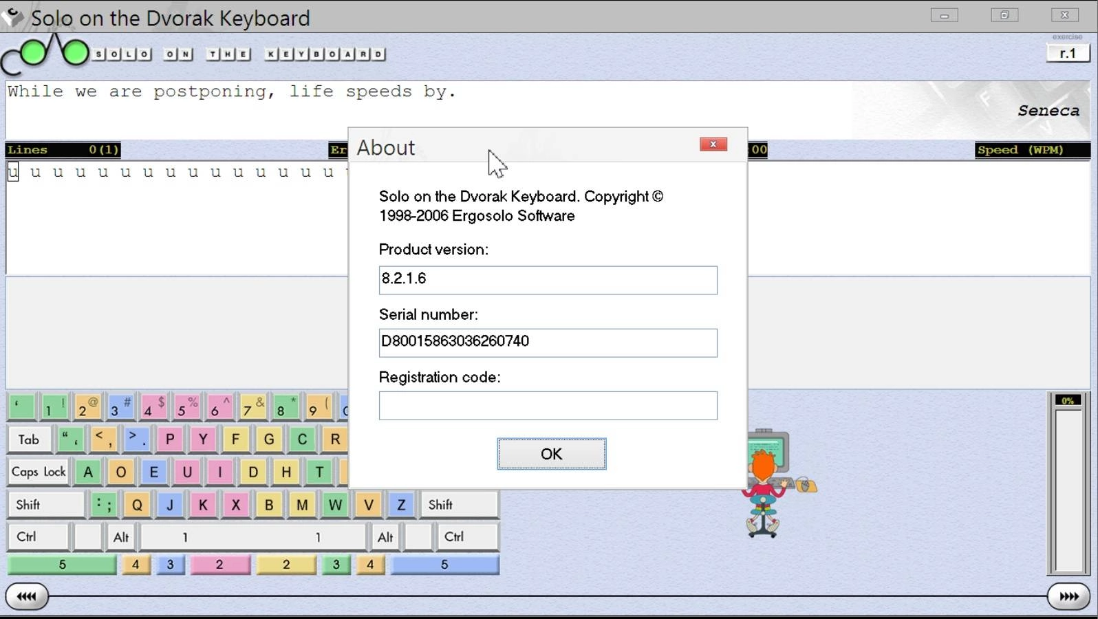 Активация Solo on Dvorak Keyboard 8.2.1.6