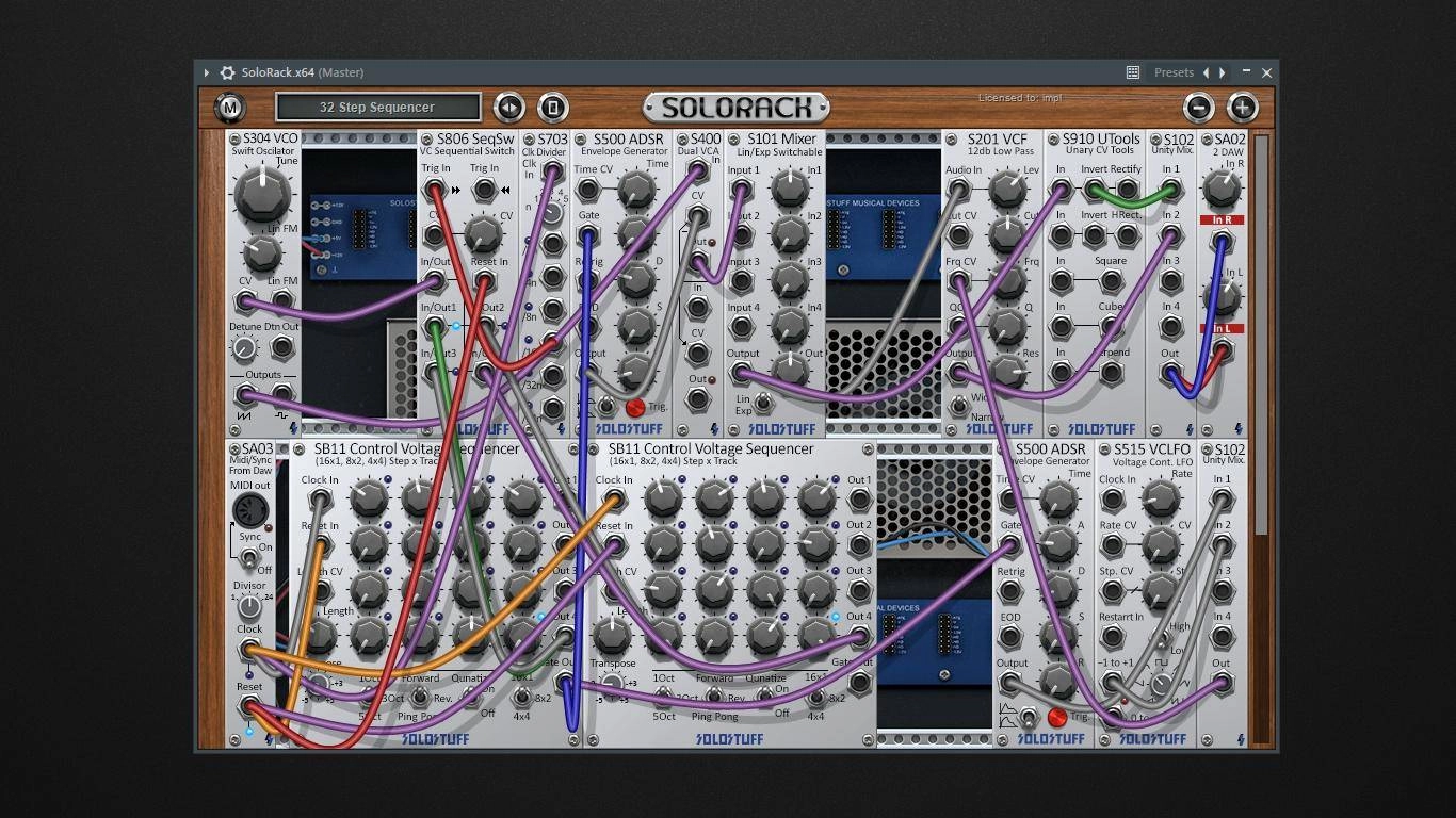 Активация SoloStuff - SoloRack 2.1 VSTi