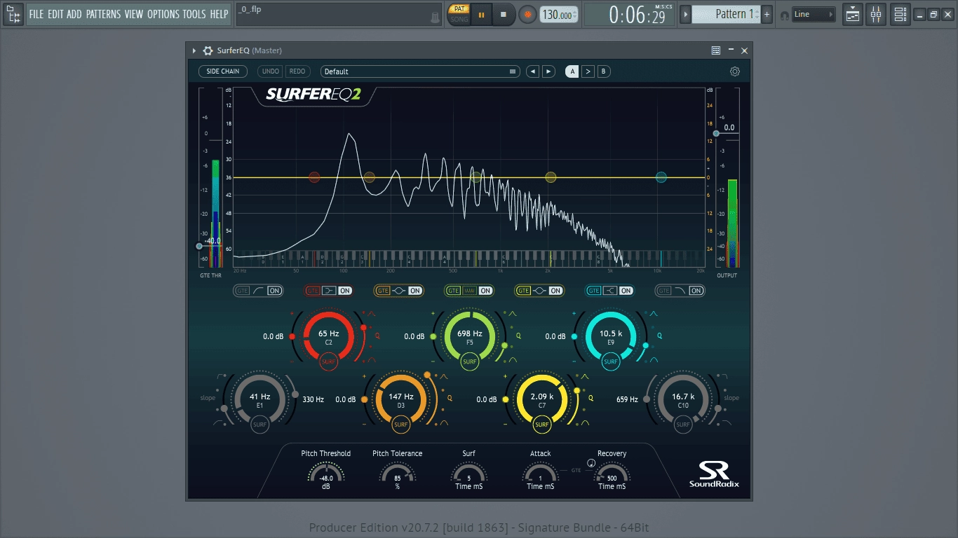 Активация Sound Radix - SurferEQ 2.1.0 VST, VST3, AAX RePack by RET