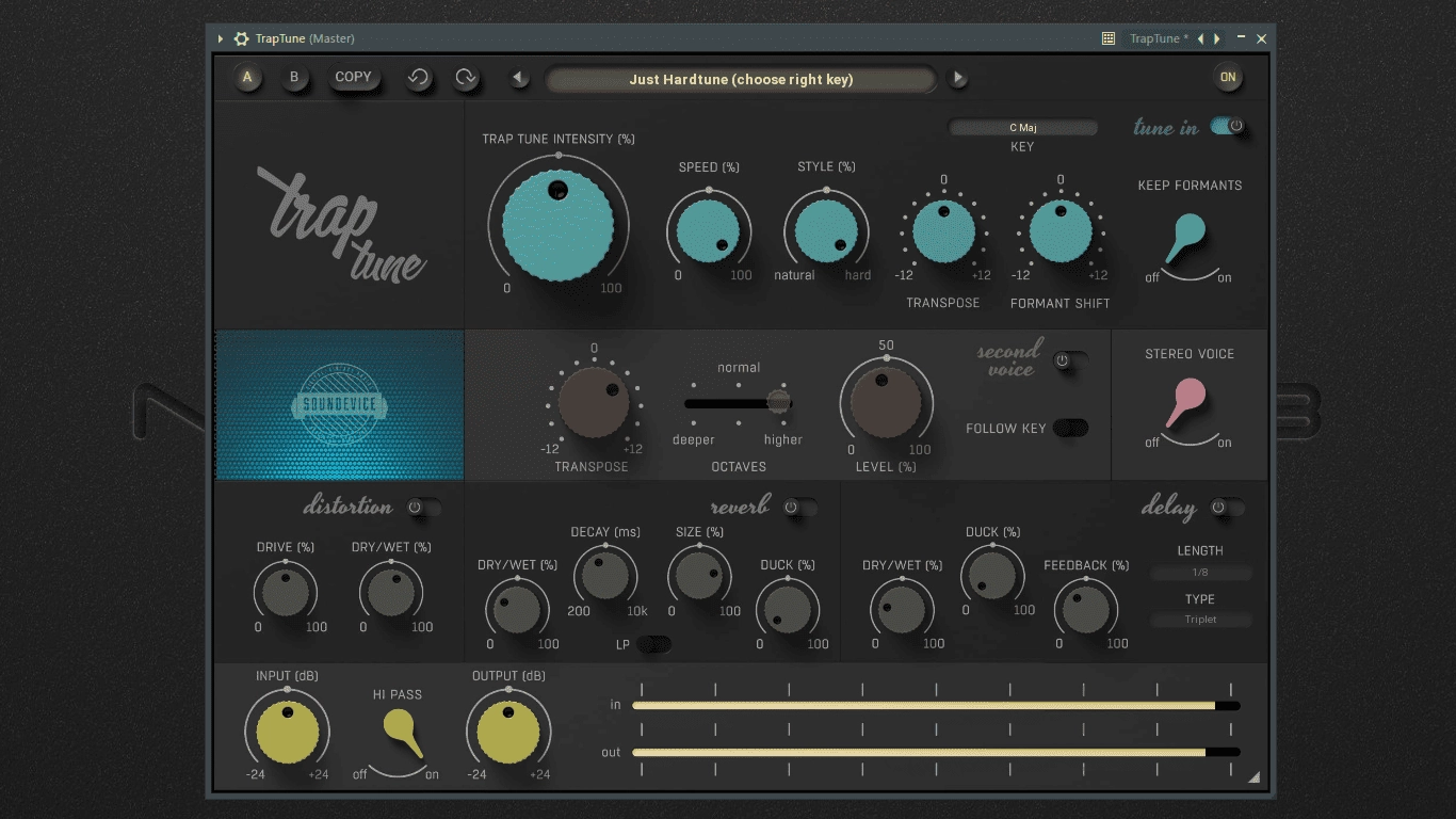 Активация Soundevice Digital - TrapTune 1.3.0 VST, VST3, AAX RePack by TCD