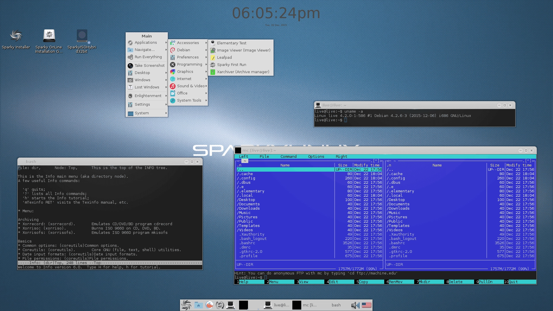 Активация SparkyLinux 4.2 Tyche 7xDVD