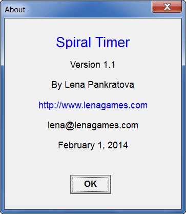 Активация Spiral Timer 1.1