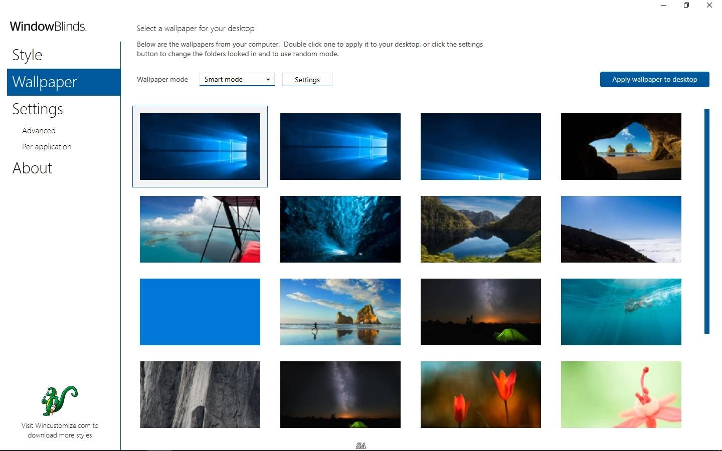 Активация Stardock WindowBlinds 10.5