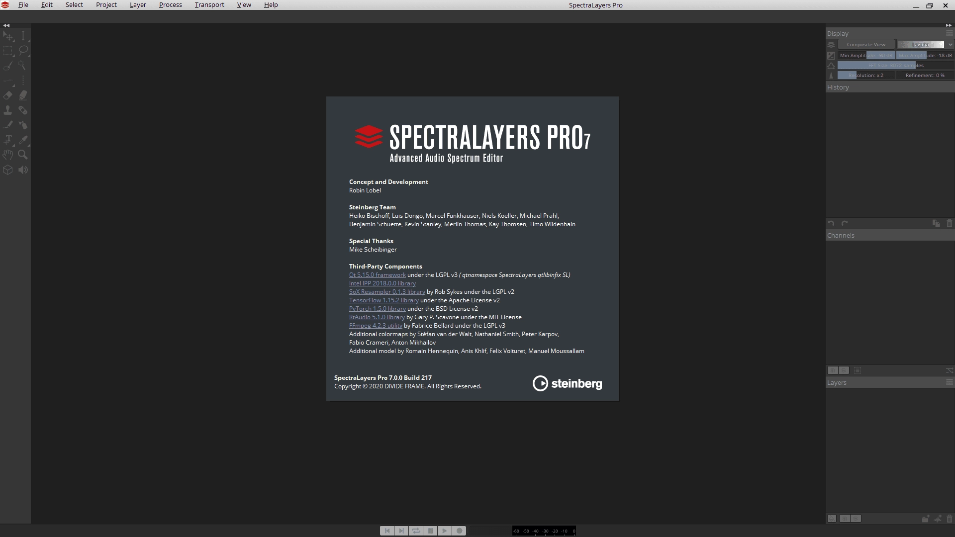 Активация Steinberg SpectraLayers Pro 7.0.0 Build 217