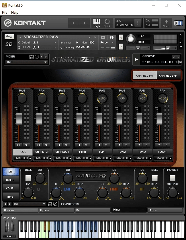Активация Stigmatized Productions - Stigmatized Drummer v1.0