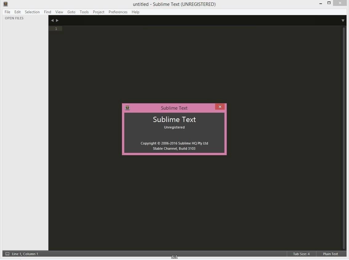 Активация Sublime Text 3 Build 3103 Beta + Portable