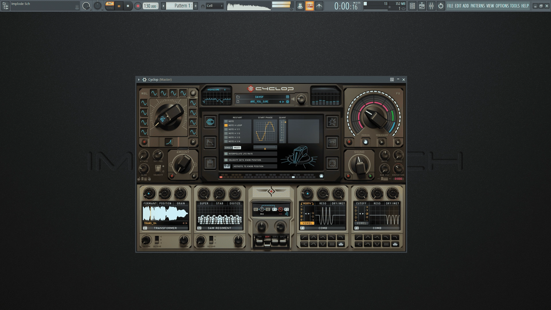 Активация Sugar Bytes - Cyclop 1.3.6 Standalone, VSTi, VSTi 3, AAX RePack by TCD