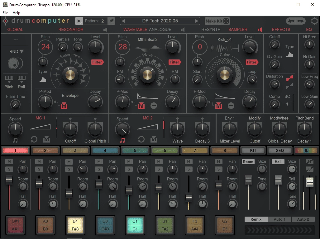 Активация Sugar Bytes - DrumComputer 1.3.0 Standalone, VSTi, VSTi 3, AAX RePack by TCD