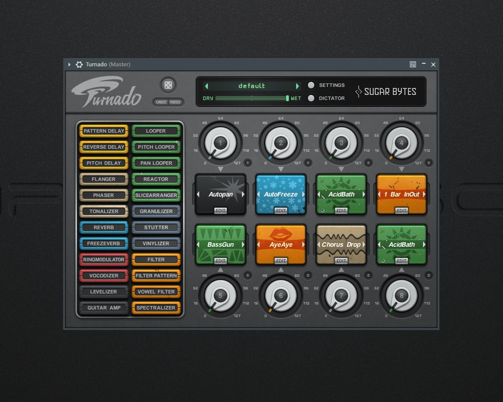 Активация Sugar Bytes - Turnado 1.7.4 VST, VST3, AAX