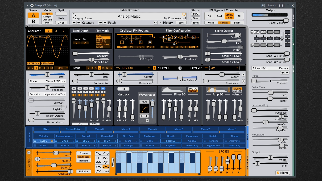 Активация Surge XT 1.2.3 Standalone, CLAP, VSTi 3