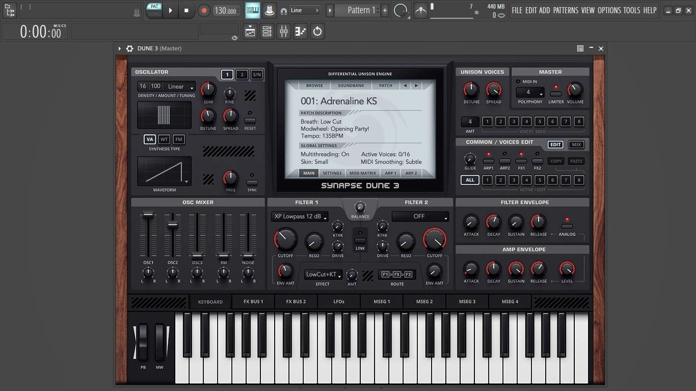 Активация Synapse Audio - DUNE 3.6.2 VSTi, VSTi 3, AAX