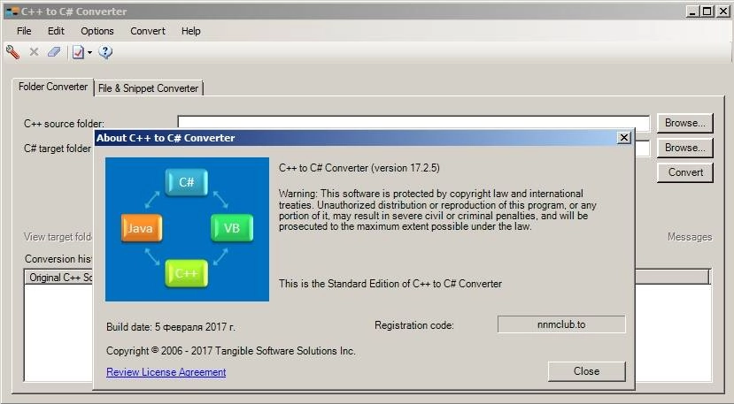 Активация Tangible Software Source Code Converters portable by _Sef 14.02.2017