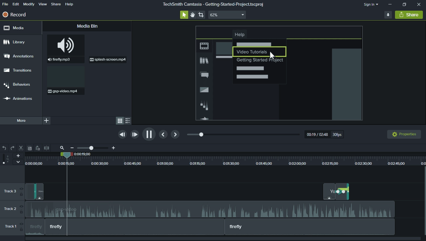 Активация TechSmith Camtasia 0.10 Build 17662 RePack by KpoJIuK