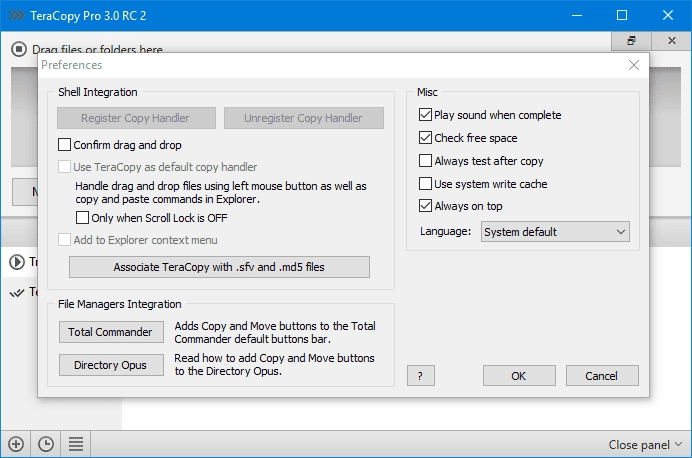 Активация TeraCopy Pro 3 RC2 + Portable