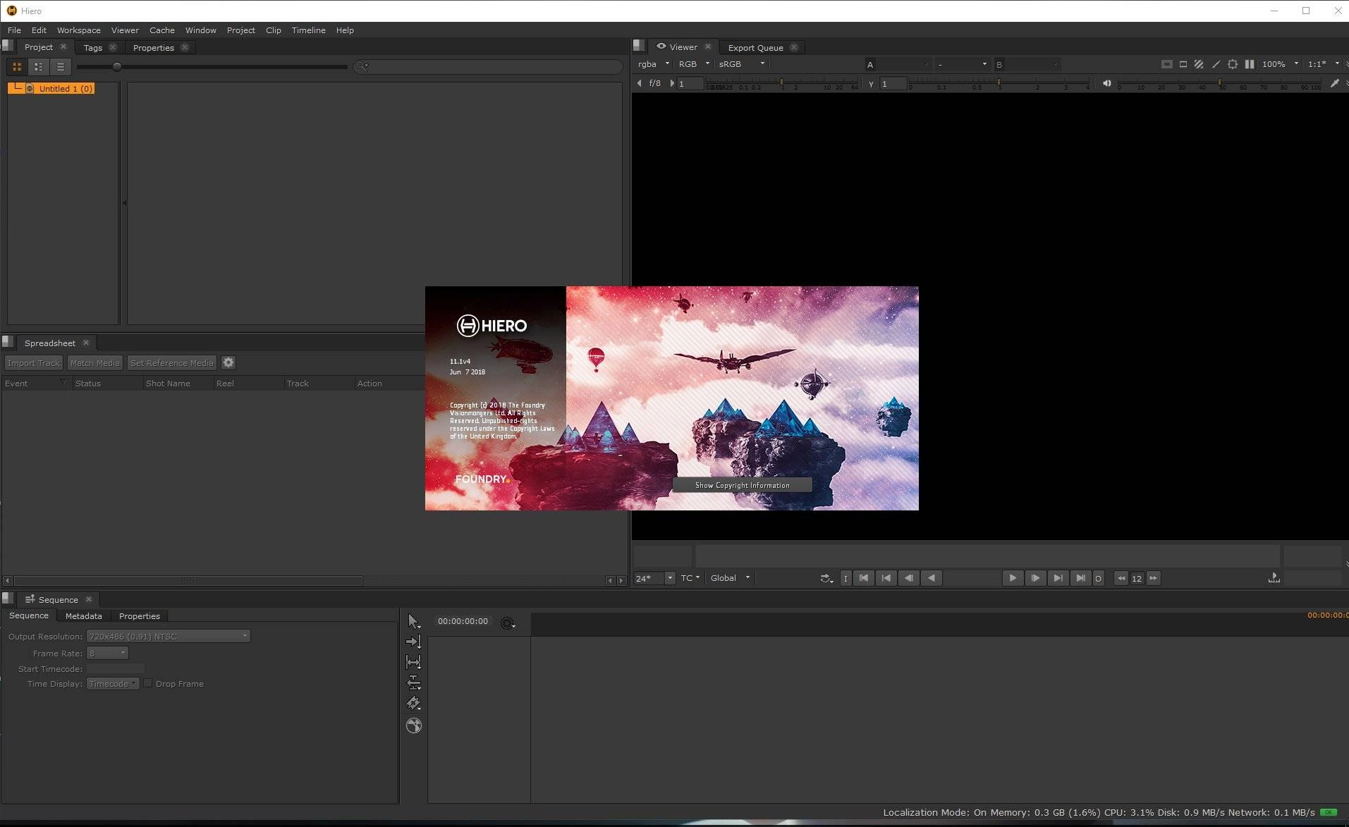 Активация The Foundry NUKE STUDIO + HIERO 11.1 v4