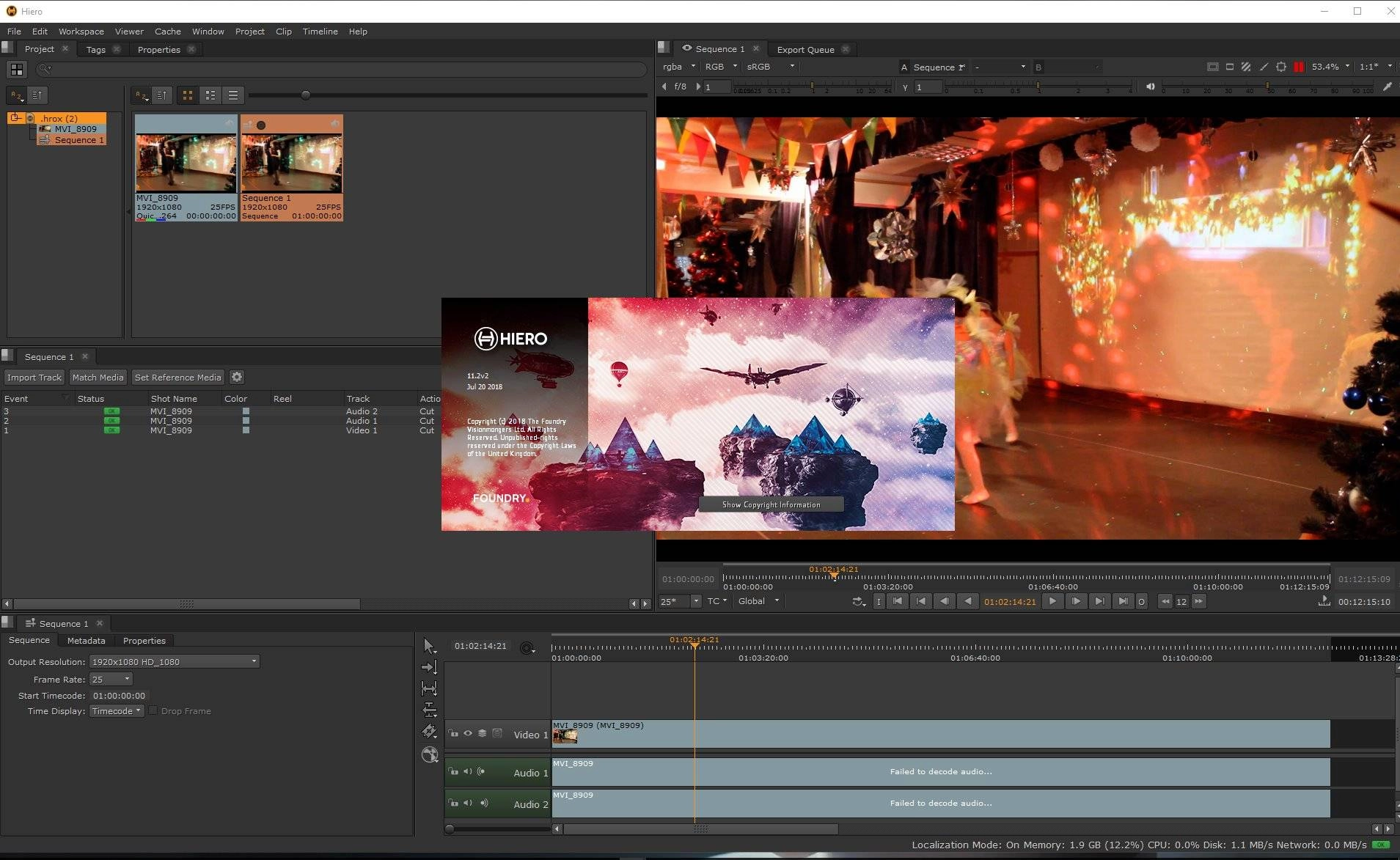 Активация The Foundry NUKE STUDIO + HIERO 11.2v2