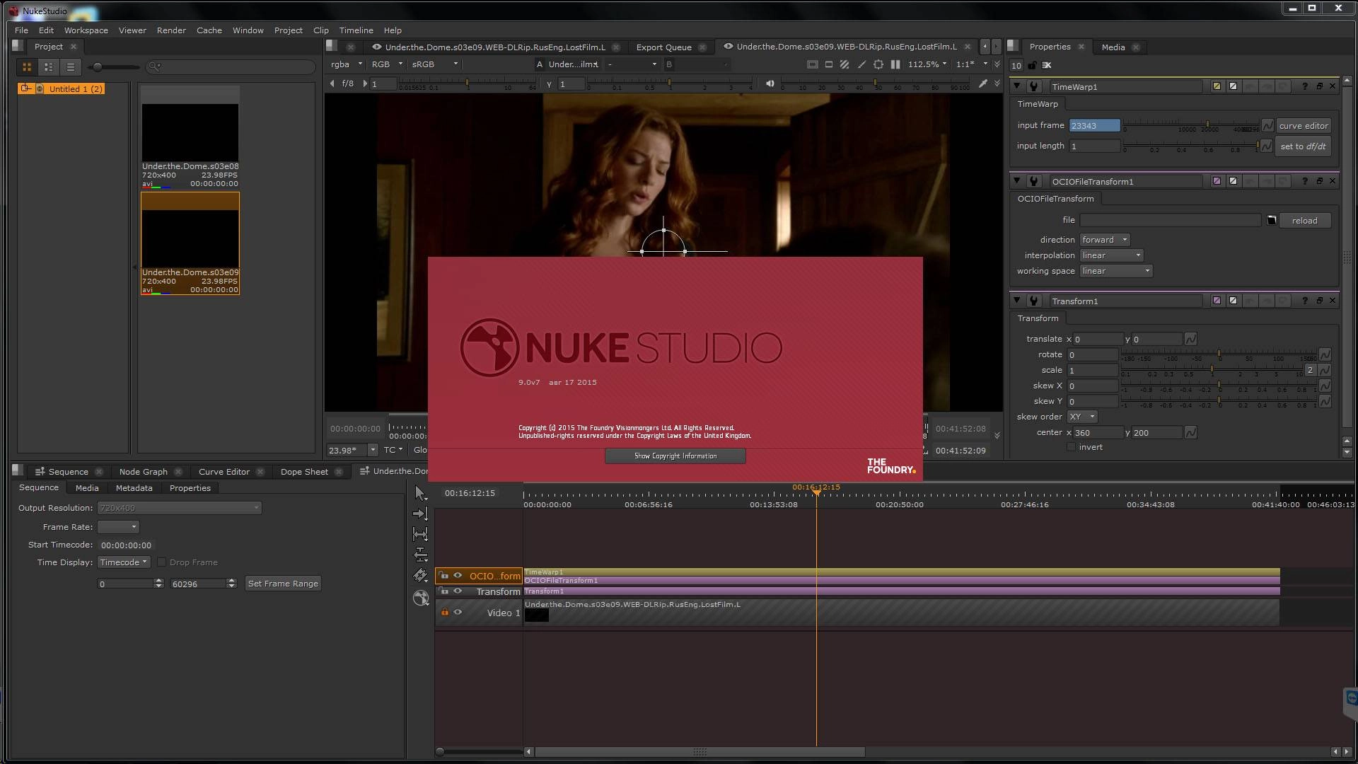 Активация The Foundry NUKE STUDIO 9.0 v7 + HIERO 9.0 v7