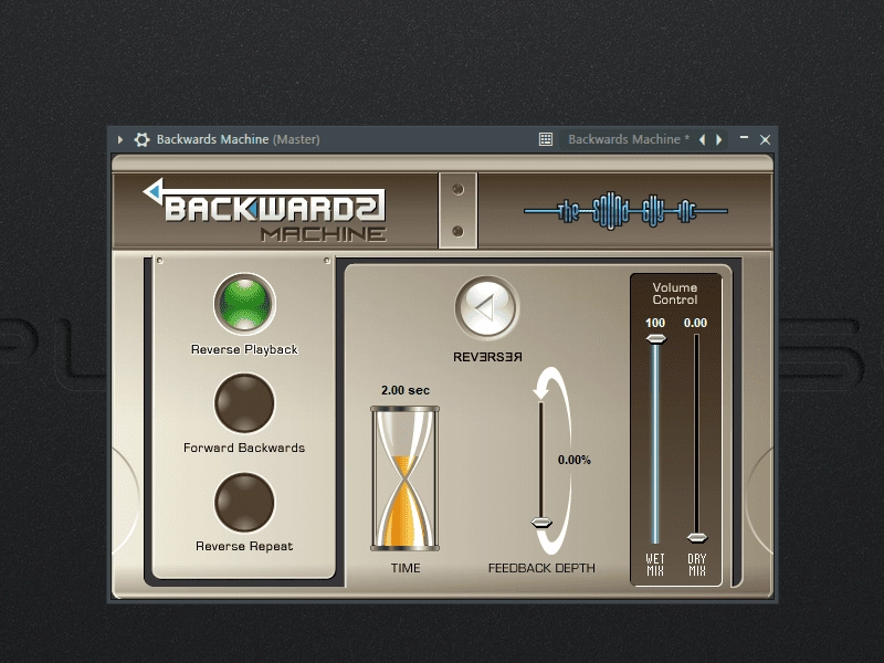 Активация The Sound Guy - Backwards Machine 1.5.1 VST