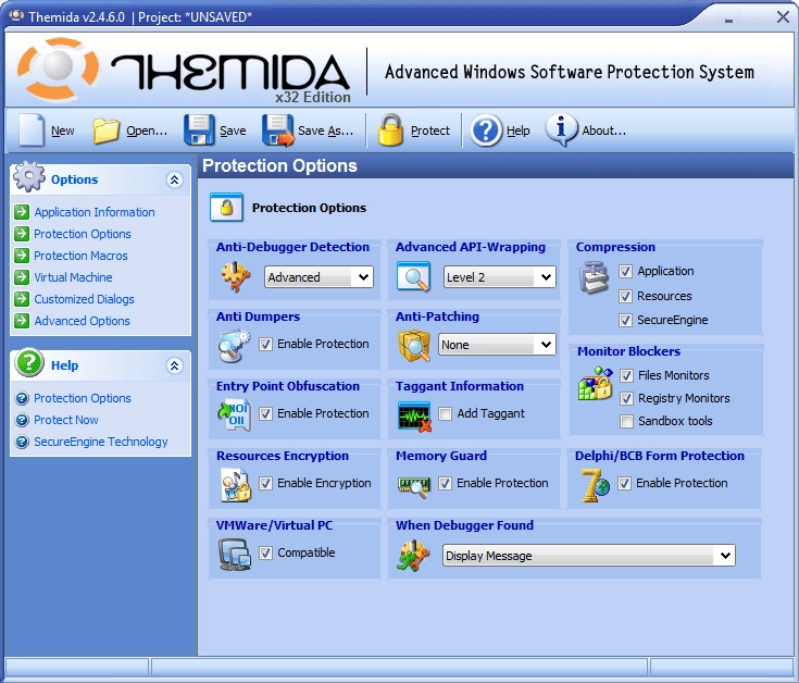 Активация Themida 2.4.6.0 RePack by CodeineWaterfall