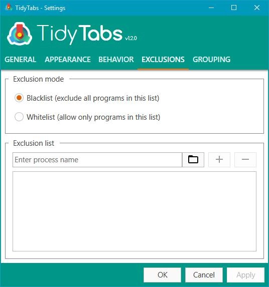 Активация TidyTabs 1.2.0
