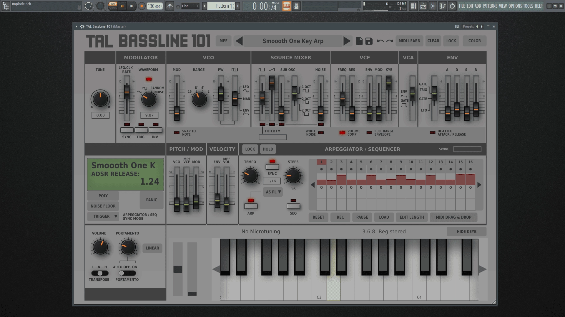 Активация Togu Audio Line - TAL-BassLine-101 3.6.8 VSTi, VSTi 3, AAX, CLAP