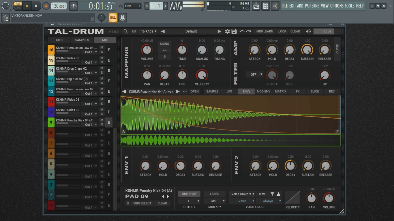 Активация Togu Audio Line - TAL-Drum 1.0.0 VSTi, VSTi 3, AAX