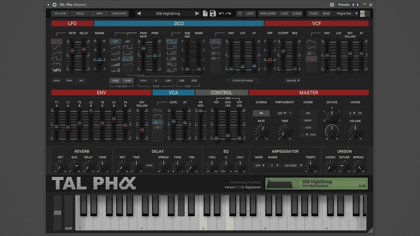 Активация Togu Audio Line - TAL-Pha 1.2.0 VSTi, VSTi 3, AAX, CLAP