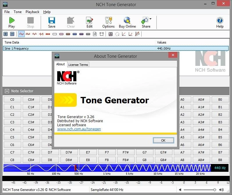 Активация Tone Generator 3.26
