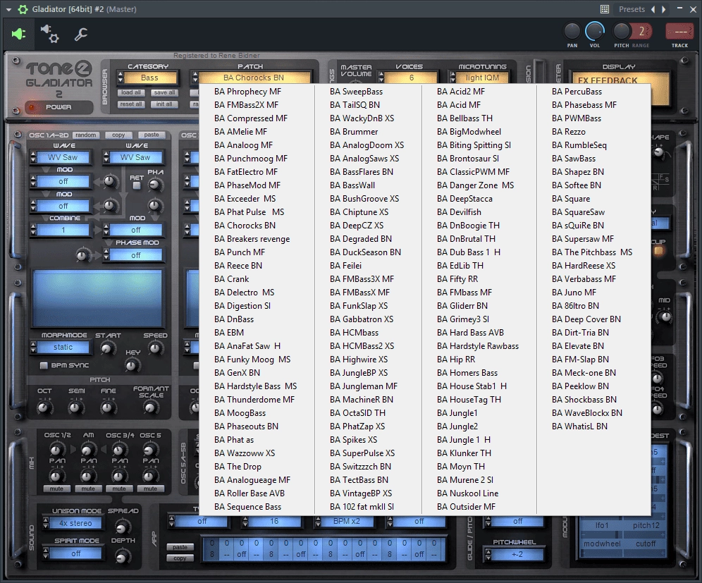 Активация Tone2 - Gladiator 2 2.6 VSTi