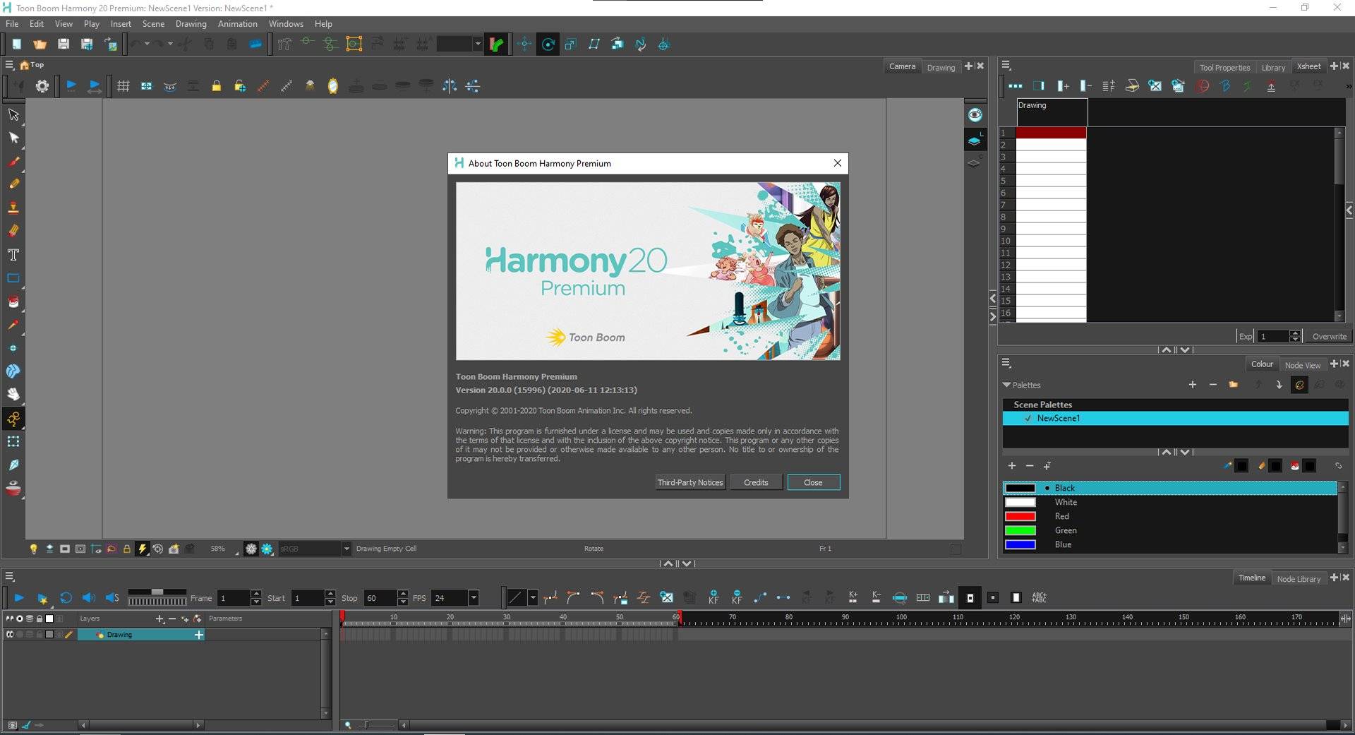 Активация Toon Boom Harmony Premium 20 20.0.0 Build 15996