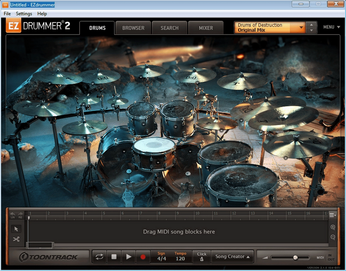 Активация Toontrack - EZdrummer 2.1.8 Standalone, VSTi
