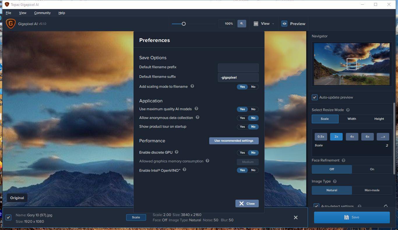 Активация Topaz Gigapixel A.I. 5.3.0 RePack by KpoJIuK