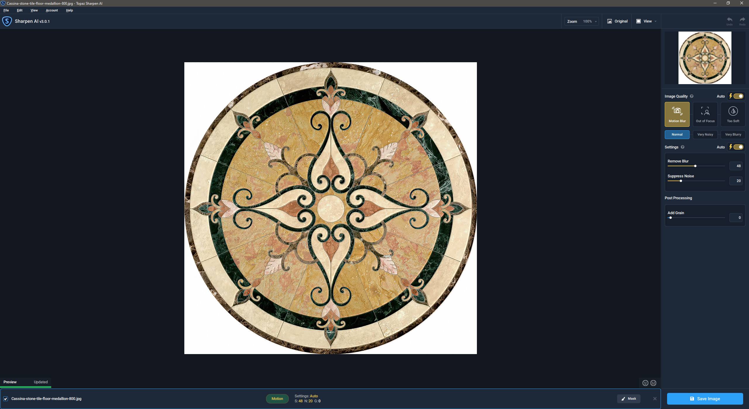 Активация Topaz Sharpen AI 3.0.1 x64