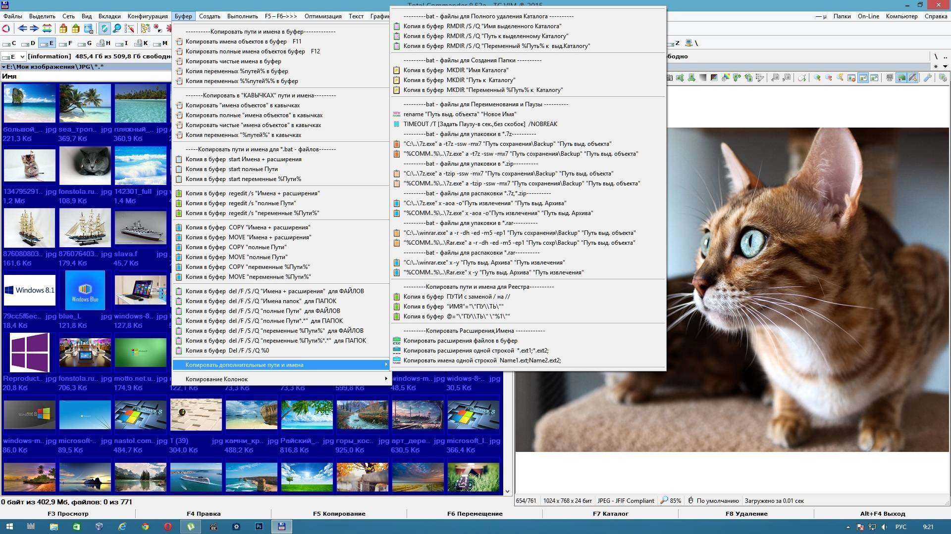 Активация Total Commander VIM 9.1 Matros portable