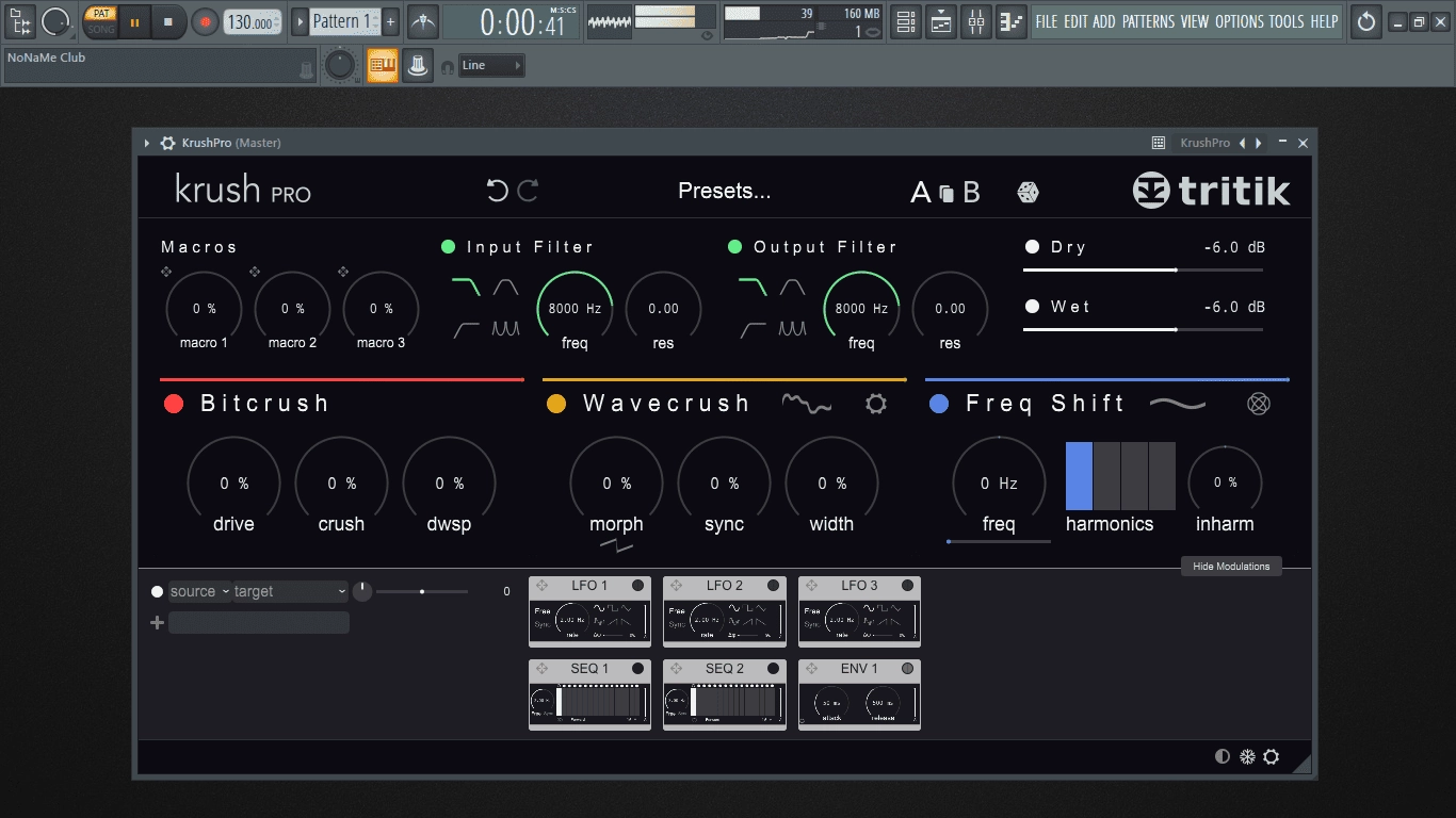 Активация Tritik - Krush Pro 1.1.1 VST, VST3, AAX