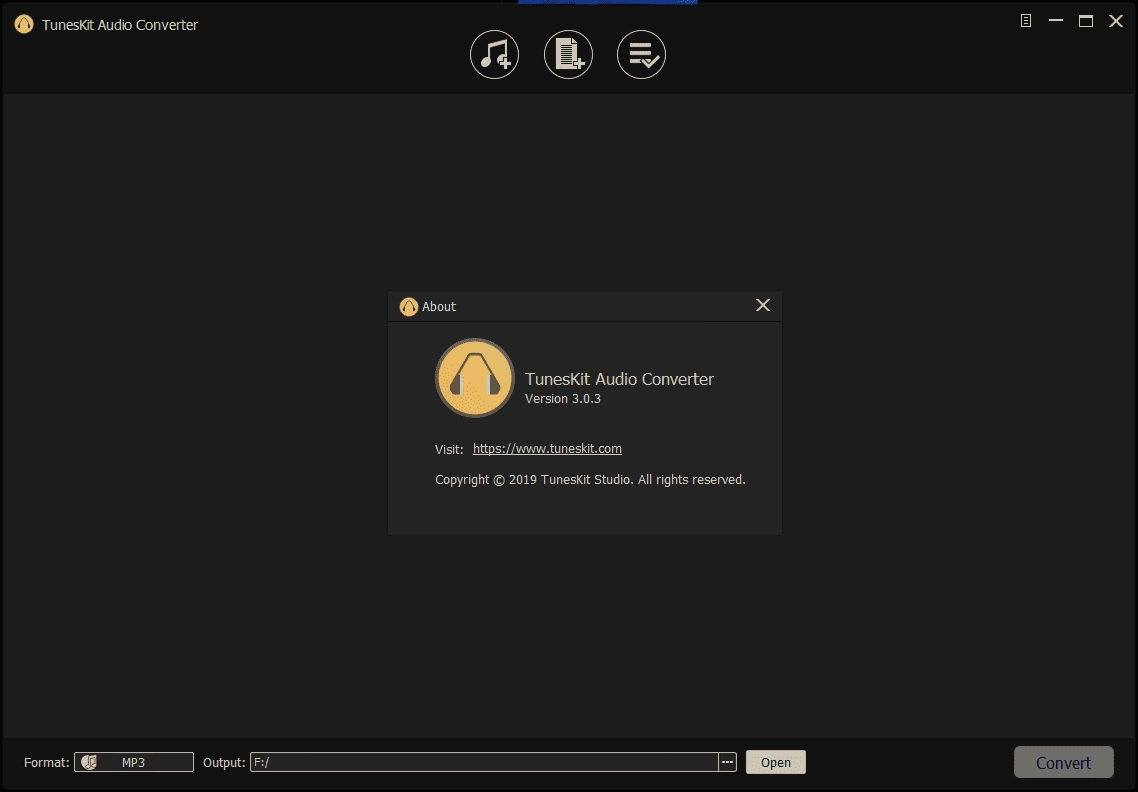 Активация TunesKit Audio Converter 3.1.0.45