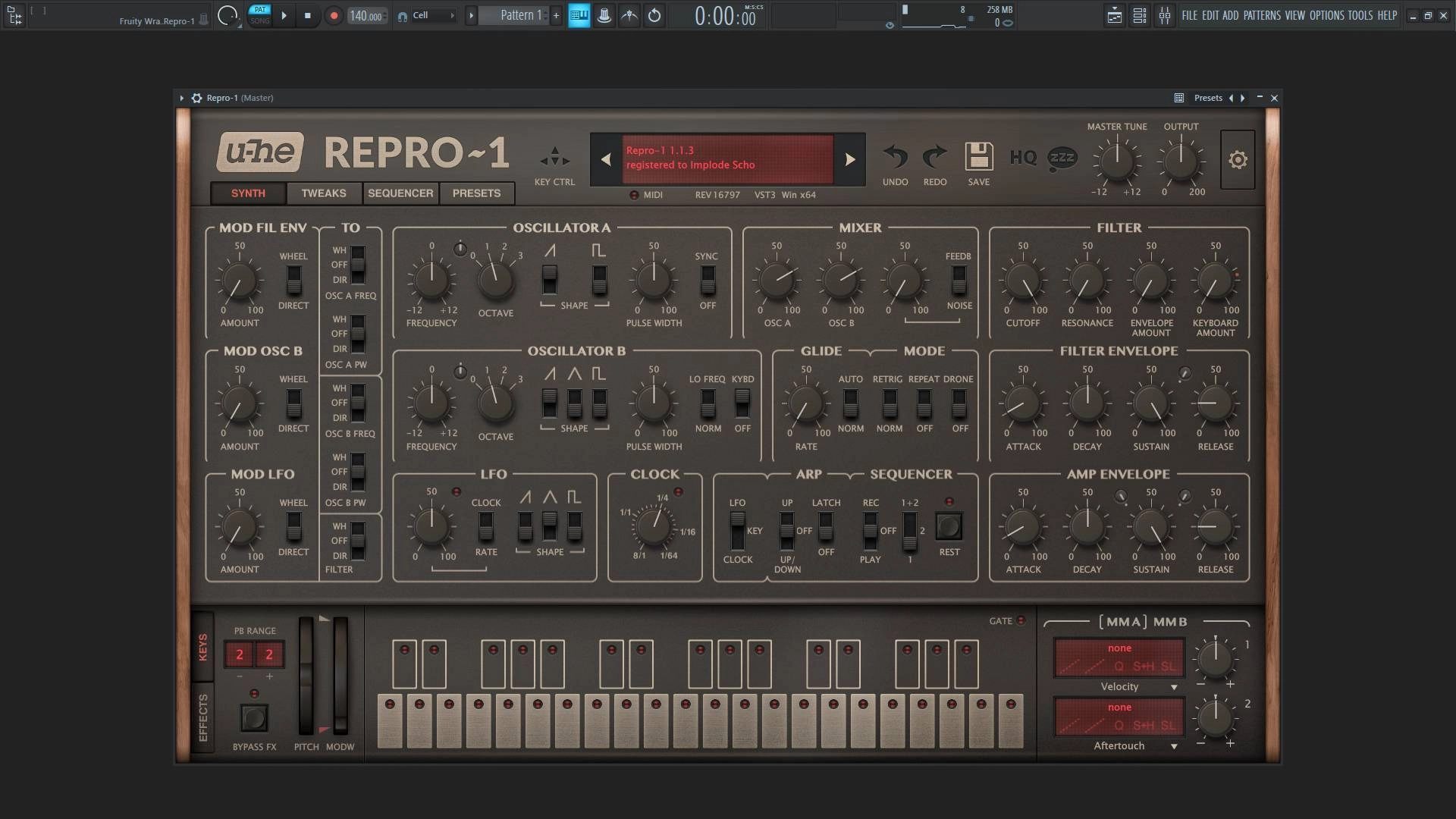 Активация U-he - Repro-1 1.1.3 VSTi, VSTi 3, AAX, CLAP
