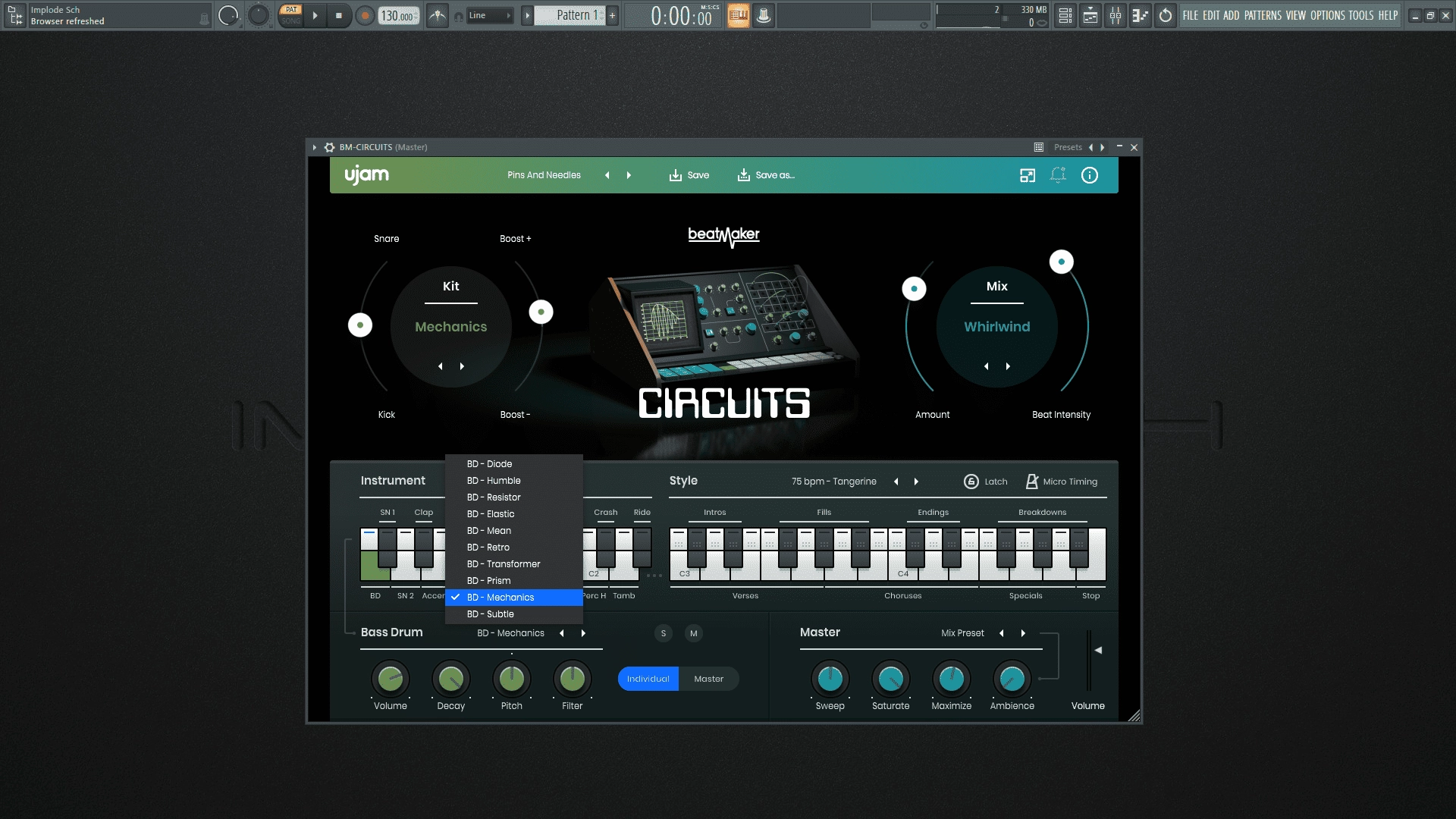 Активация UJAM - Beatmaker CIRCUITS 2.2.1 VSTi, VSTi 3, AAX RePack by R2R