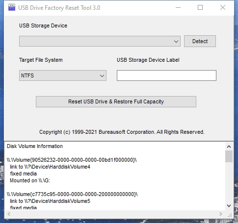 Активация USB Drive Factory Reset Tool 3.0
