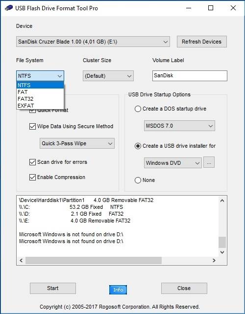 Активация USB Flash Drive Format Tool Pro 1.0.0.320 Retail