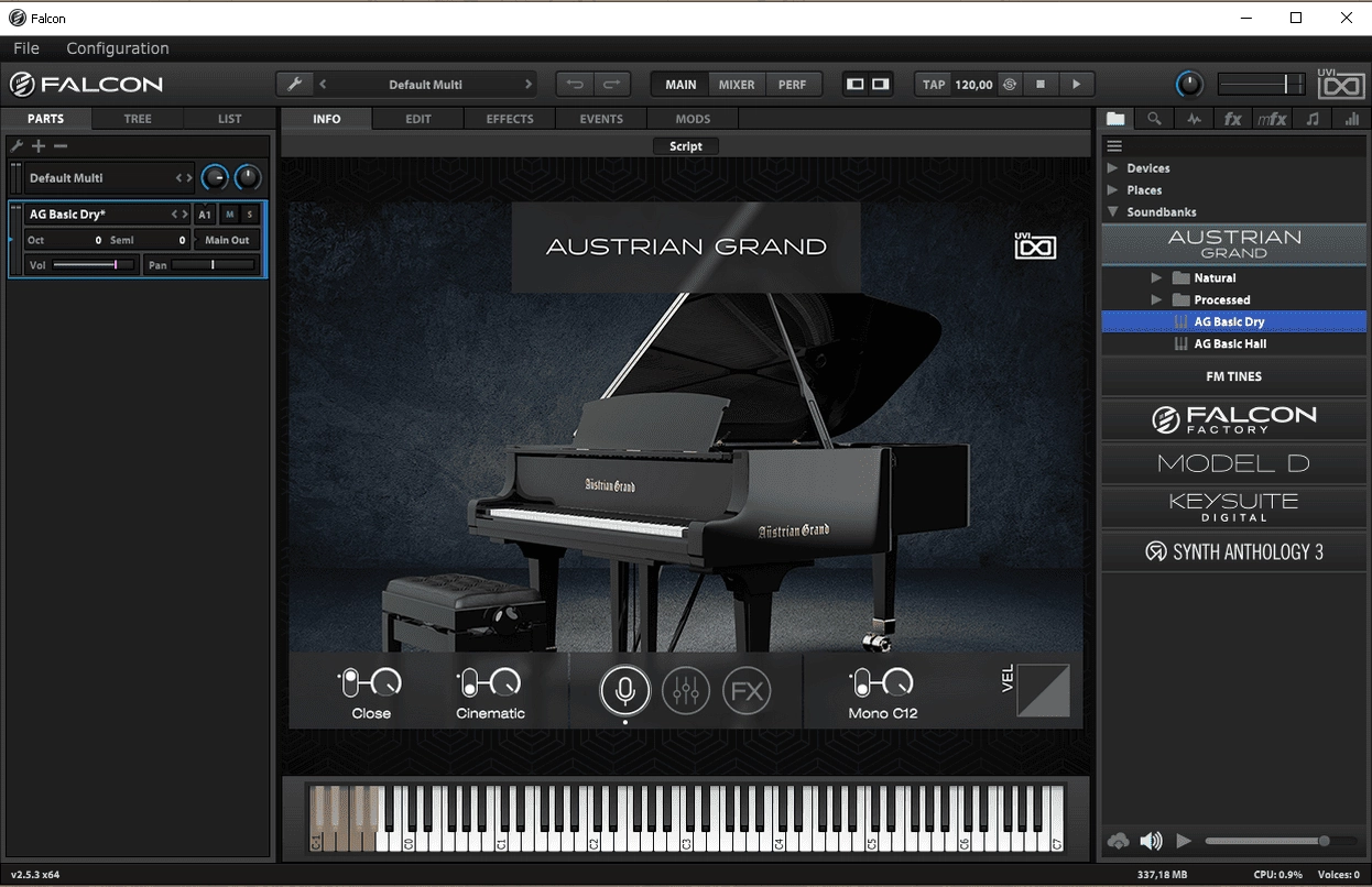 Активация UVI - Austrian Grand v.1.0.3