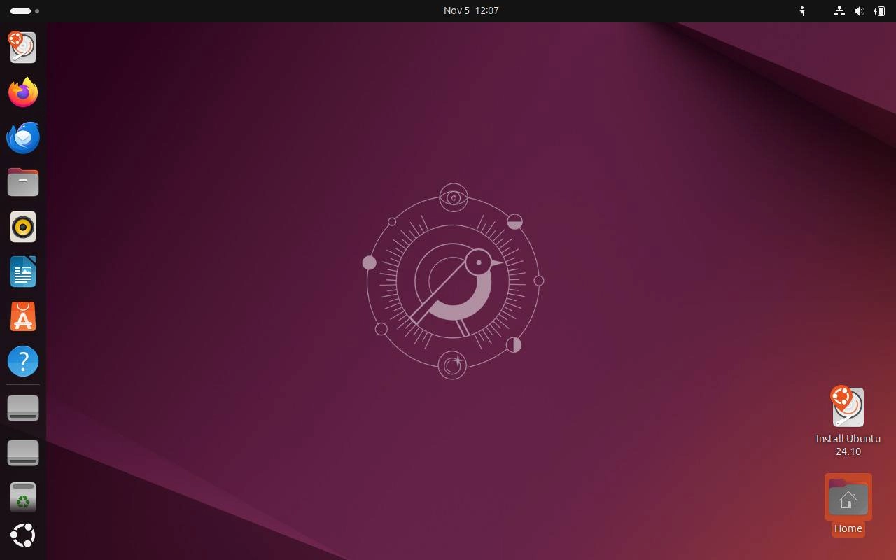 Активация Ubuntu 24.10 Oracular Oriole 2xDVD