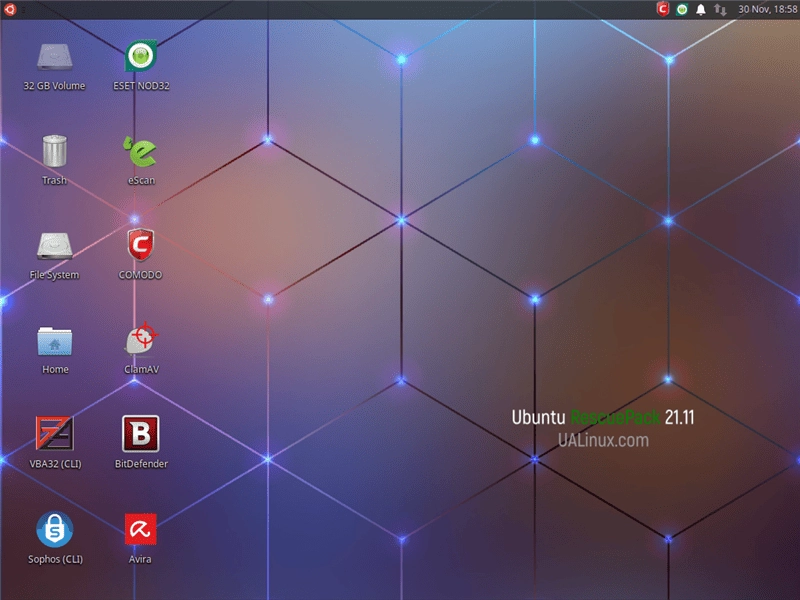 Активация Ubuntu RescuePack / Antivirus LiveDisk 24.02