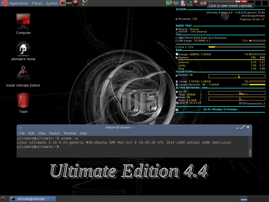 Активация Ultimate Edition 4.4 Gamers 1xDVD