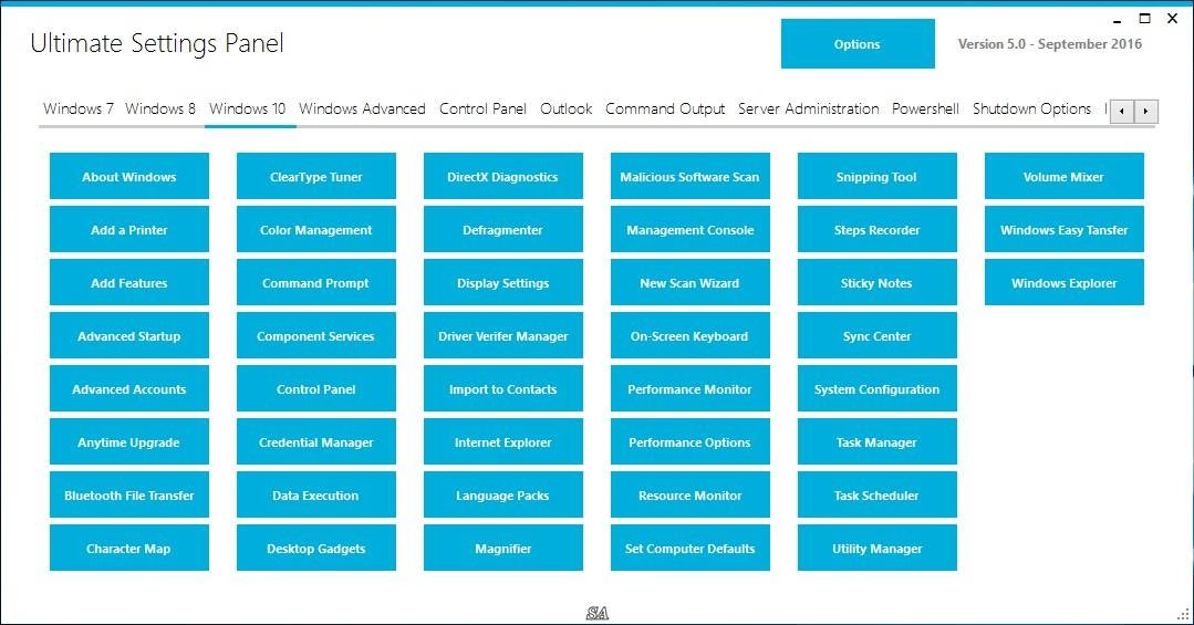 Активация Ultimate Settings Panel 5.0.0.0