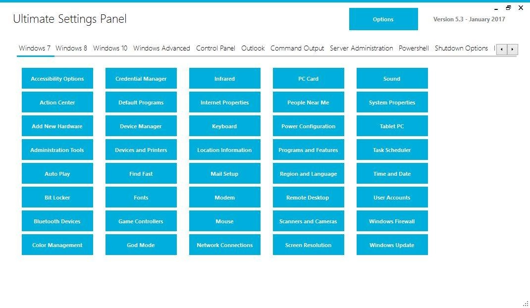 Активация Ultimate Settings Panel 5.3.0.0