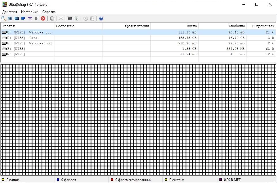 Активация UltraDefrag Enterprise Edition 8.0.1 + Portable