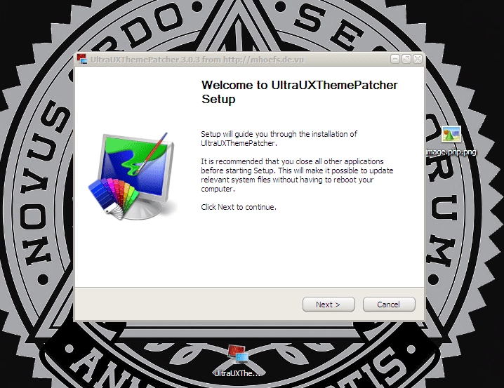 Активация UltraUXThemePatcher 3.0.3