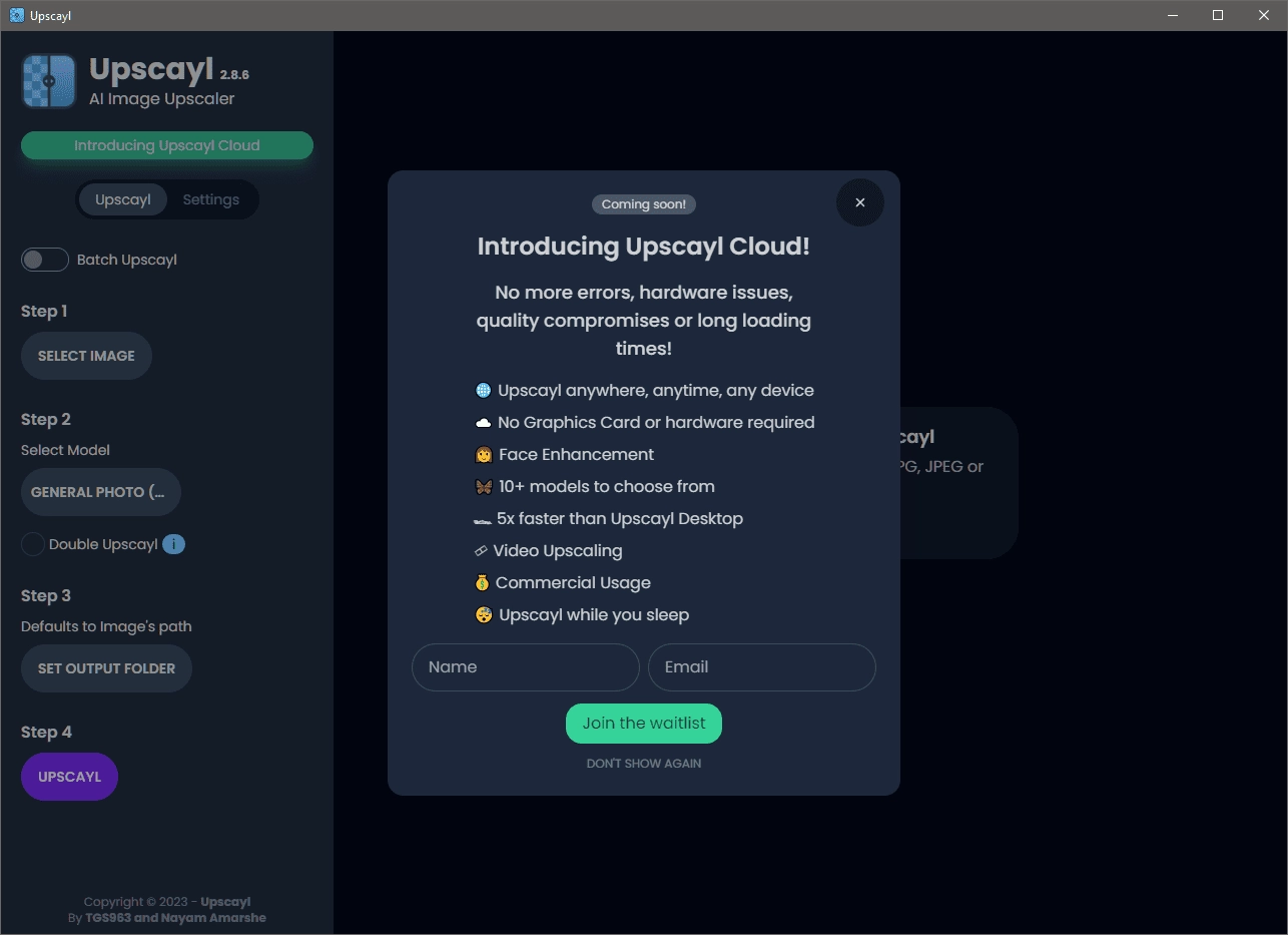 Активация Upscayl 2.8.6